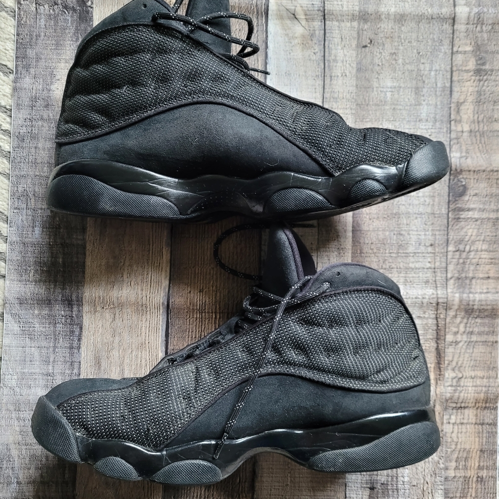 Men's Air Jordan 13 Retro 'Black Cat' Size 12 - Picture 2 of 11